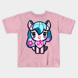 A CUTE KAWAI Pony girl Kids T-Shirt